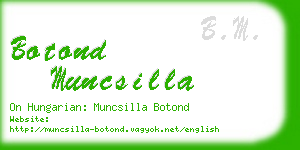 botond muncsilla business card